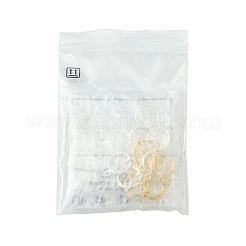 12Pcs 2 Colors Brass Clip-on Hoop Earring Findings&nbsp;KK-FS0001-48