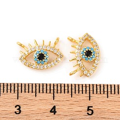 Brass Micro Pave Clear Cubic Zirconia Pendants&nbsp;KK-U017-05G