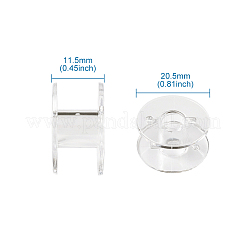 Plastic Sew Embroidery Bobbin&nbsp;ODIS-TAC0006-01