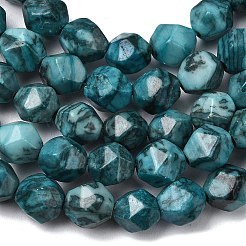 Natural Map Stone Beads Strands&nbsp;G-Z119-A23-02