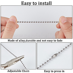 Glass Teardrop Shape Ceiling Fan Pull Chain Extenders&nbsp;HJEW-WH0048-05
