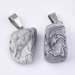 Natural Crazy Agate Pendants&nbsp;G-Q996-25