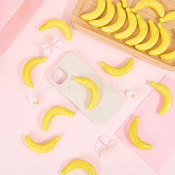 Mini Foam Imitation Banana&nbsp;AJEW-CP0006-17B