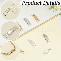 18Pcs 3 Colors Eco-Friendly Brass Watch Band Clasps&nbsp;KK-SC0007-54
