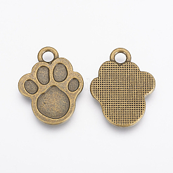 Tibetan Style Alloy Pendants&nbsp;X-TIBEP-21652-AB-NR