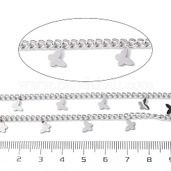 304 Stainless Steel Curb Chains&nbsp;CHS-G041-02P-04