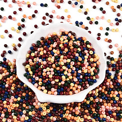 Opaque Colours Glass Seed Beads&nbsp;SEED-N007-19D