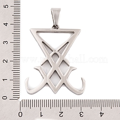 Non-Tarnish 304 Stainless Steel Pendants&nbsp;STAS-K283-07P
