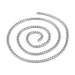 Tarnish Resistant 3.28 Feet 304 Stainless Steel Twisted Chains&nbsp;X-CHS-K010-02P