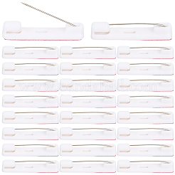 100Pcs Plastic Adhesive Back Bar Pins with Iron Pins&nbsp;JEWB-SC0001-63