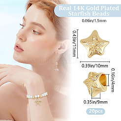 20Pcs Alloy large Hole Beads&nbsp;TIBEB-BBC0001-01