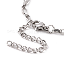 Non-Tarnish 304 Stainless Steel Venetian Chain Bracelet for Men Women&nbsp;BJEW-E031-09P