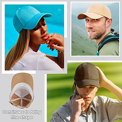 Paper Hat Shaper Insert for Baseball Caps&nbsp;FIND-WH0172-60B