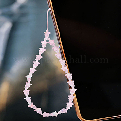 Plastic Star Mobile Straps&nbsp;AJEW-LP0001-51B
