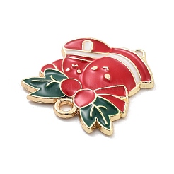 Christmas Theme Alloy Enamel Pendants&nbsp;X-ENAM-D060-04C