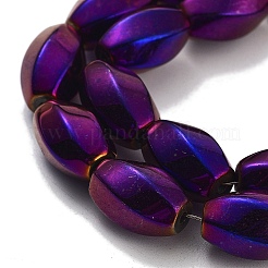 Synthetic Magnetic Hematite Beads Strands&nbsp;G-P545-G01-01