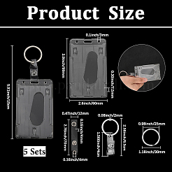 10Pcs PVC & Iron Snap Clip Straps&nbsp;DIY-SP0004-50A
