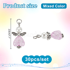 30Pcs Glass Pendant&nbsp;PALLOY-PH01669