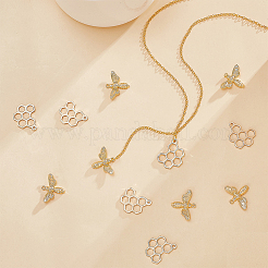 12Pcs 2 Style Brass Charms&nbsp;KK-BC0009-29