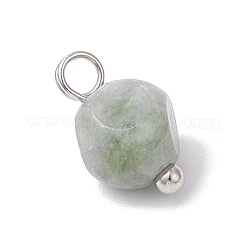 Natural Colorful Tourmaline Dice Charms&nbsp;PALLOY-JF04322-01