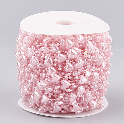 ABS Plastic Imitation Pearl Beaded Trim Garland Strand&nbsp;AJEW-S071-02B