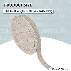 10M Linen Jute Ribbons for Craft Making&nbsp;OCOR-BC0005-25