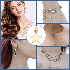 16Pcs Brass Pendants&nbsp;KK-BC0013-78