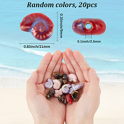 2 Sets Handmade Porcelain Beads for DIY Bracelet Accessories&nbsp;PORC-SP0001-28