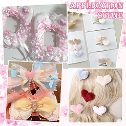 40Pcs 4 Colors Wool & Cloth Ornament Accessories&nbsp;DIY-SC0032-29