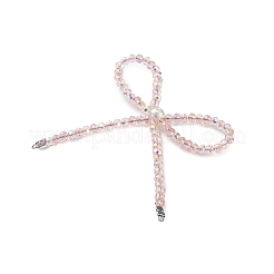 Alloy & Glass Bowknot Chandelier Component Links&nbsp;PALLOY-D360-01D