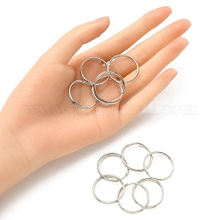 50Pcs Iron Split Key Rings&nbsp;FIND-YW0001-54