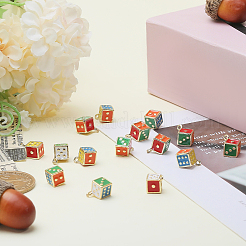 16Pcs Alloy Enamel Charms&nbsp;FIND-GL0001-84