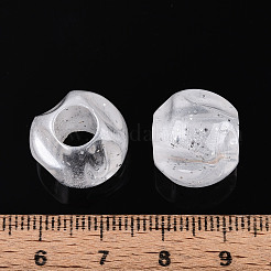 Transparent Acrylic and Glitter Powder Beads&nbsp;TACR-T028-66B