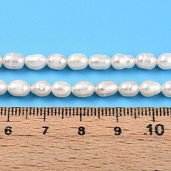 Natural Cultured Freshwater Pearl Beads Strands&nbsp;PEAR-N012-04U
