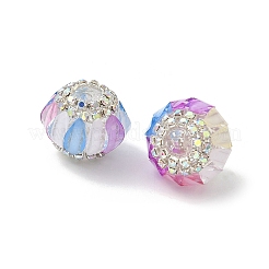 Sparkle Acrylic Rhinestone Fancy Beads&nbsp;CLAY-NH0003-05S-6