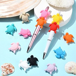 24Pcs 12 Colors Turtle Food Grade Eco-Friendly Silicone Focal Beads&nbsp;SIL-CJ0001-72