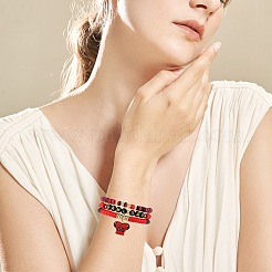 1 Set Handmade Polymer Clay Heishi Beads Stretch Bracelets Set&nbsp;BJEW-SZ0002-67A-02