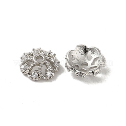 Rack Plating Brass Beads Caps&nbsp;KK-B088-02A-P
