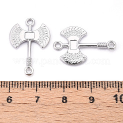 Alloy Double Axe Connector Charms&nbsp;X1-PALLOY-N176-125P