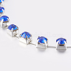 Brass Rhinestone Strass Chains&nbsp;CHC-S16-06S