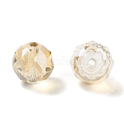 Electroplate Round Glass Beads &nbsp;EGLA-A043-01-PL02