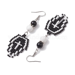 304 Stainless Steel Dangle Earring&nbsp;EJEW-MZ00193