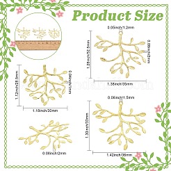 15Pcs 3 Styles Brass Pendants&nbsp;KK-CJ0005-82