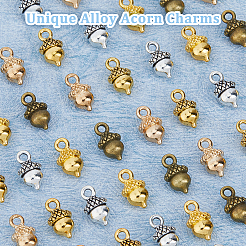 150Pcs 5 Colors Tibetan Style Alloy Pendants&nbsp;FIND-FH0009-32
