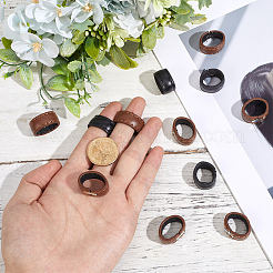 20Pcs 2 Colors Cowhide Belt Loop Ring&nbsp;DIY-GF0013-20B