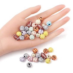 114Pcs 6 Style Acrylic Beads&nbsp;DIY-FS0002-36