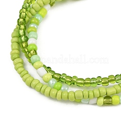 Glass Seed Beads Multi-strand Bracelets for Women&nbsp;BJEW-JB12052-01