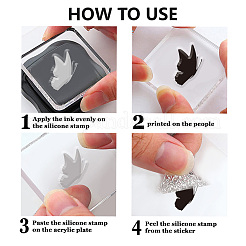 PVC Plastic Clear Stamps&nbsp;DIY-WH0631-0714