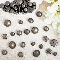 40Pcs 3-Hole Brass Buttons&nbsp;BUTT-CY0001-18B