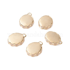 304 Stainless Steel Cabochon Settings&nbsp;STAS-P249-13B-G
